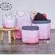 Kosz Ombre Dust Pink  XXL