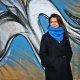 CHUSTA/SZALIK BUTTON SCARF UNISEX szara