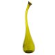 szklany wazon SWAN BIG oliwkowy duży