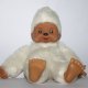 Biały Monchhichi Małpka Vintage