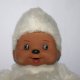 Biały Monchhichi Małpka Vintage