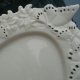 regal oryginalny ażurowy  motyli porcelanowy sygnowany  półmisek patera