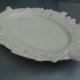 regal oryginalny ażurowy  motyli porcelanowy sygnowany  półmisek patera