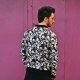 KURTKA BUTTON BOMBER JACKET FLOWER UNISEX KWIATY KWIATKI