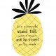 Plakat- Be a pineapple(...) A3