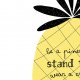 Plakat- Be a pineapple(...) A3
