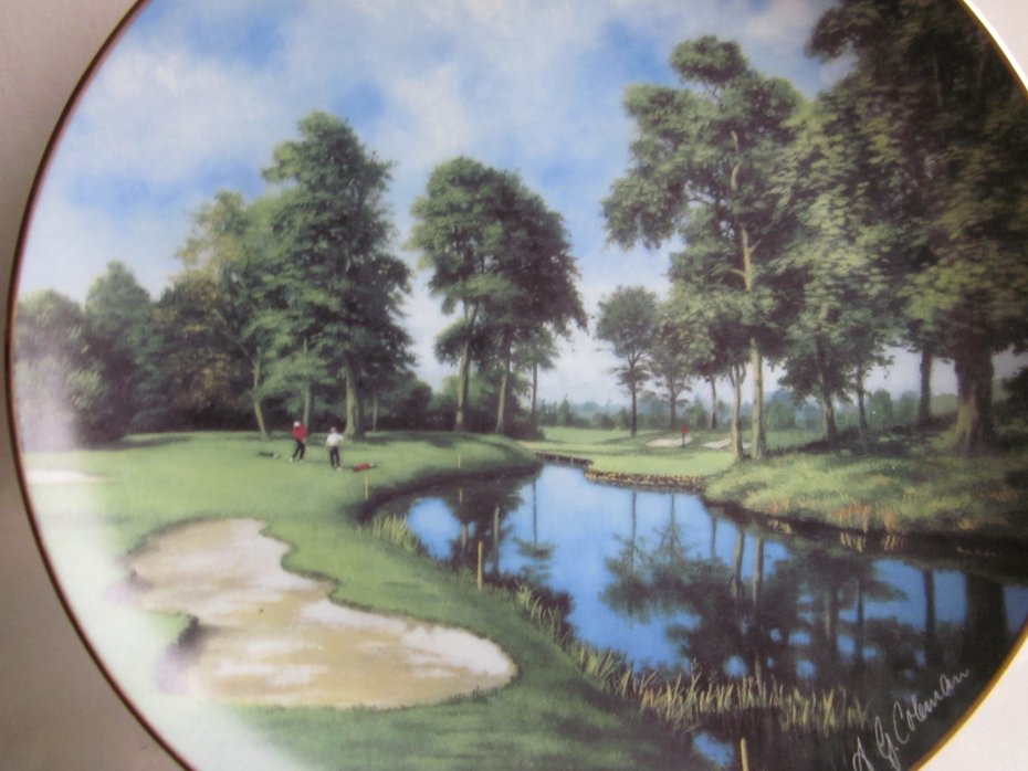 Danbury Mint A.G.COLEMAN GOLF COURSES OF THE BRITISH ISLES THE