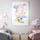PLAKAT dla dzieci ODLOTOWY ZAJĄCZEK B2 – 50X70CM