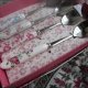 ROSIE'S TEASPOON  SET OF 4 STAINLESS STEEL TEASPOON WITH PORCELAIN HANDLES -  NOWE W ORYGINALNYM OPAKOWANIU
