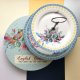 English Garden ❀ڿڰۣ❀ Piętrowa patera - Two Tier Cake Stand - MARKOWA PORCELANA, SYGNOWANA