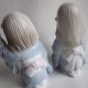 Dwie efektowne figurki  w stylu Nao Lladro - japoneczki absolutnie urocze