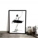 baletnica I, 70x50cm, plakat z autorskiej ilustracji