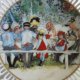 BING & GRØNDAHL -  COPENHAGEN PORCELAIN  DENMARK  - CARL LARSSON -  LUNCH UNDER THE BIRCHTREE - 11802 - kolekcjonerski ażurowy