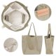 Lazy bag torba khaki / zieleń na zamek / vegan