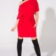 Sukienka 2 w 1 z dużymi kieszeniami T155, czerwony