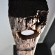 Lampa z belki drewnianej loft
