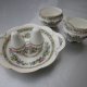 Coalport Ming Rose Bone China  -niespotykana patera -wyszukana forma z poszukiwanej serii Ming Rose