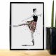 plakat balet kolot 50x70cm baletnice