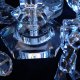Art Deco ❤ SWAROVSKI - PIĘKNA KRYSZTAŁOWA LAMPA - kryształ rżnięty - BIŻUTERYJNA ❤ Nowy kompletny zestaw