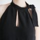 Bkuzka vintage czarna stylowy TOP