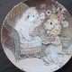 ROYAL WORCESTER BY PAM COOPER  - PUPPY LOVE -  COMPTON & WOODHOUSE  1991  kolekcjonerski talerz porcelanowy rzadko spotykana rzecz