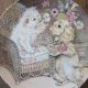 ROYAL WORCESTER BY PAM COOPER  - PUPPY LOVE -  COMPTON & WOODHOUSE  1991  kolekcjonerski talerz porcelanowy rzadko spotykana rzecz