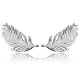 Kolczyki PIÓRKA, srebro 925, FEATHERS