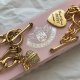 LUXURY JUICY COUTURE - GOLD PLATED ❤❤ GLAMOROUS USA ❤❤ Komplet w futerale