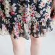 zwiewna SUKIENKA vintage W KWIATY NEW LOOK