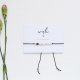 WISH Morse Code Bracelet