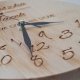 Drewniany zegar "numbers" personalizowany