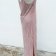 DUSTY PINK SUKIENKA GLAMOROUS RETRO VINTAGE STYLE