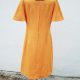 ORANGE VINTAGE DRESS