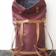Plecak oldschool vintage bordo burgund