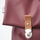 Plecak oldschool vintage bordo burgund