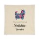 Poszewka na poduszkę - Yorkshire Terrier Flowers