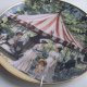 Obraz na porcelanie - Alan Maley  ( 1931 -1995 ) - the summer CAROUSEL -  Franklin Mint - limited edition  kolekcjonerski talerz porcelanowy