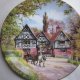 ROYAL WORCESTER - QUINTON'S VICTORIAN VILLAGES - SALOMON STUDIOS -  Klimatyczny kolekcjonerski talerz porcelanowy