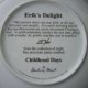 świąteczny  danbury Mint -  Kolekcjonerski talerz porcelanowy  -  Erik's Delight