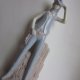 Cowboy w stylu Nao Lladro -niespotykana porcelanowa figurka 23 cm wysokości