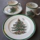 Spode christmas tree s 3324 - 27,5 cm duży porcelanowy talerz -półmisek z kultowej serii od Spode