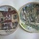 Royal Worcester 1991-VILLAGES  - CASTLE COMBE  - by SUE SCULLARD  - kolekcjonerski talerz porcelanowy