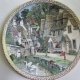 Royal Worcester 1991-VILLAGES  - CASTLE COMBE  - by SUE SCULLARD  - kolekcjonerski talerz porcelanowy