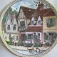 Royal Worcester 1991-VILLAGES  - LAVENHAM  - by SUE SCULLARD  - kolekcjonerski talerz porcelanowy