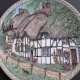 Royal Worcester 1991-VILLAGES  -WHERWELL - by SUE SCULLARD  - kolekcjonerski talerz porcelanowy