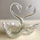 Art Glass - Symboliczne łabędzie ❀ڿڰۣ❀ Ręczna praca, szkło opalizujące ❀ڿڰۣ❀