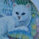 aristrocrat cats -  pampered pussy by Ruth Parry - kolekcjonerski talerz porcelanowy