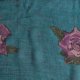 CHUSTA vintage  KWIATY NAPISY
