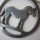 PEWTER Norway hanstad tinn - fjord hest -  oryginalna cynowa  ZAWIESZKA DEKORACYJNA