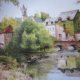 LIMOGES FRANCE 1987  - PAYSAGES DE FRANCE PAR MICHAEL JULIAN   - LIMITED FIRST EDITION -RZADKO SPOTYKANY KOLEKCJONERSKI MALARSKI